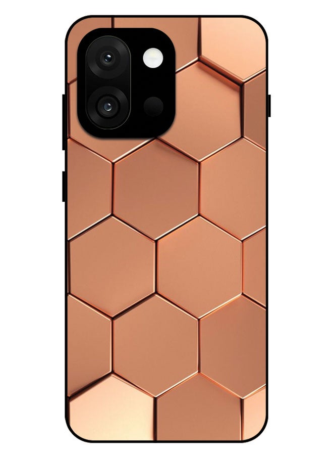 الصيد العين غطاء حماية مطبوع لهاتف OnePlus 13T - ذهبي فاتح - Image 1