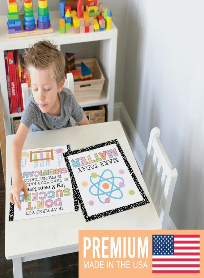 Hadley Designs 6 Science Posters for Classroom Decor - Inspirational and Fun Science Classroom Decor for Elementary & Middle School, Composition Notebook Motivational Wall Art - Image 3