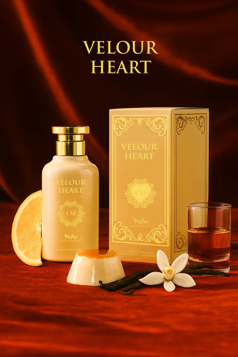 Loui Martin Velour Heart Extrait de Parfum 100ml | Luxury Fragrance for Men & Women | Elegant & Sophisticated Scent