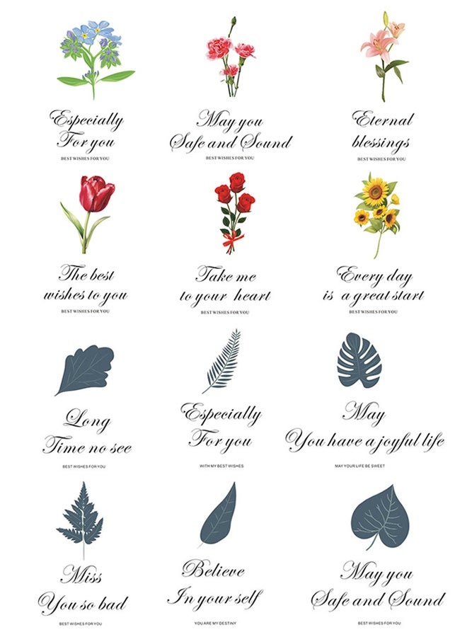 12 حزمة من بطاقات التهنئة مع الأظرف، بطاقات تهنئة فارغة لصديق مقرب أو قريب أو محبوب - Image 2