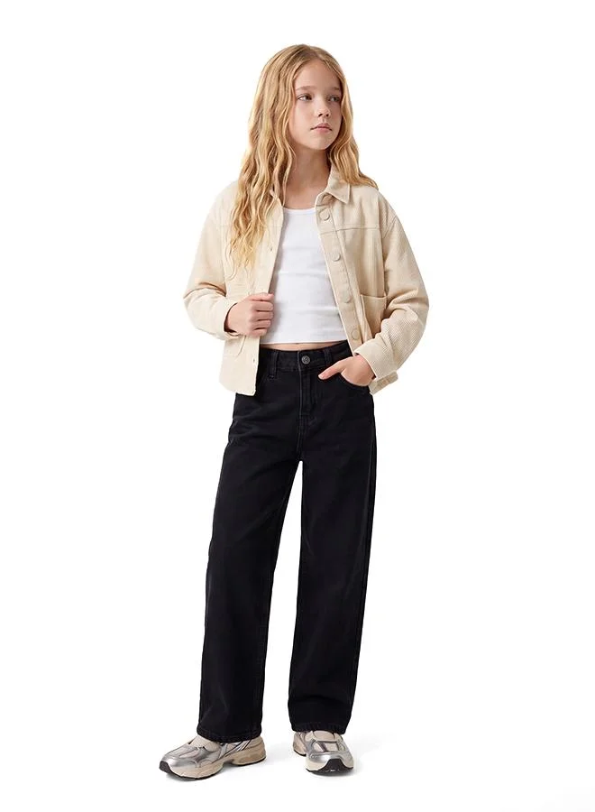 كوتون Wide Leg Jeans