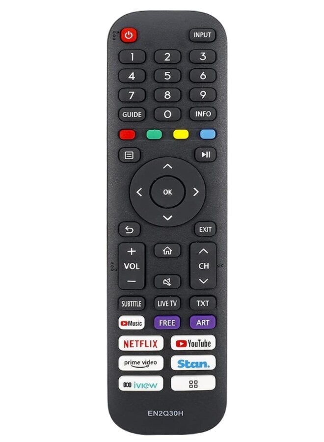 تشانهوب جهاز تحكم عن بعد بديل جديد EN2Q30H لتلفزيون Hisense 4K UHD LED الذكي 65Q7 65SX 70S5 58S5 50S5 65A7500F EN2H30H EN2X30H EN2Q30H ERF6C62H EN2G30H EN2A30 EN2J30H - Image 2