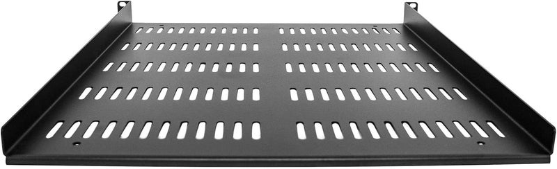 StarTech .com 1U Server Rack Shelf - Universal Vented Rack Mount Cantilever Tray for 19" Network Equipment Rack & Cabinet - Durable Design - Weight Capacity 55lb/25kg - 20" Deep (SHELF-1U-20-FIXED-V) - Image 4