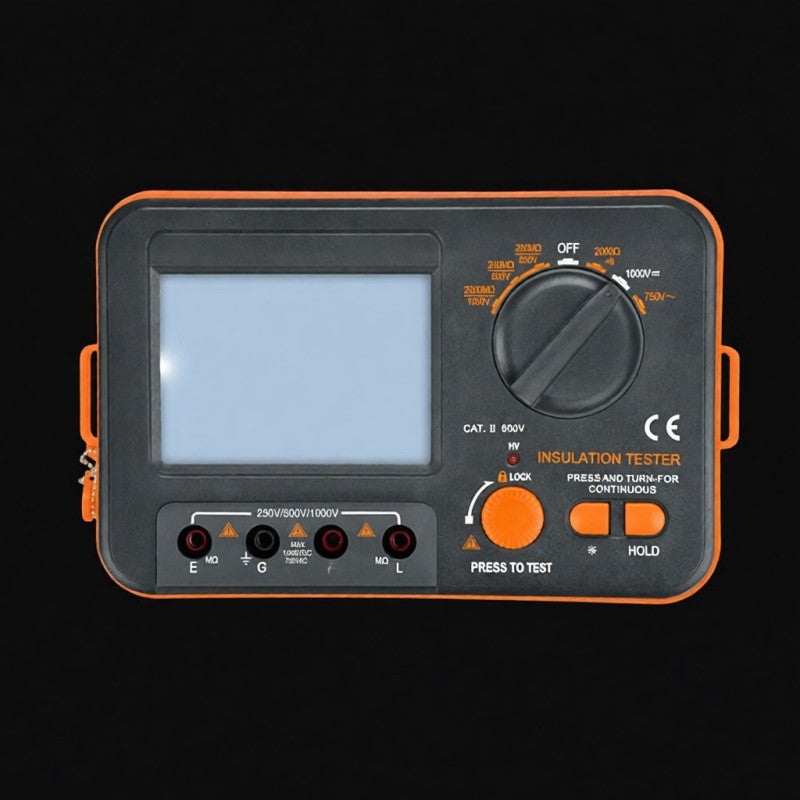 Digital Voltage Tester: 1 Portable Meter With Large LCD Display - Strong Anti-Magnetic Anti-Interference Function Insulation Resistance Tester For Electrical Equipment Power Facilities Telecommunicati - Image 4