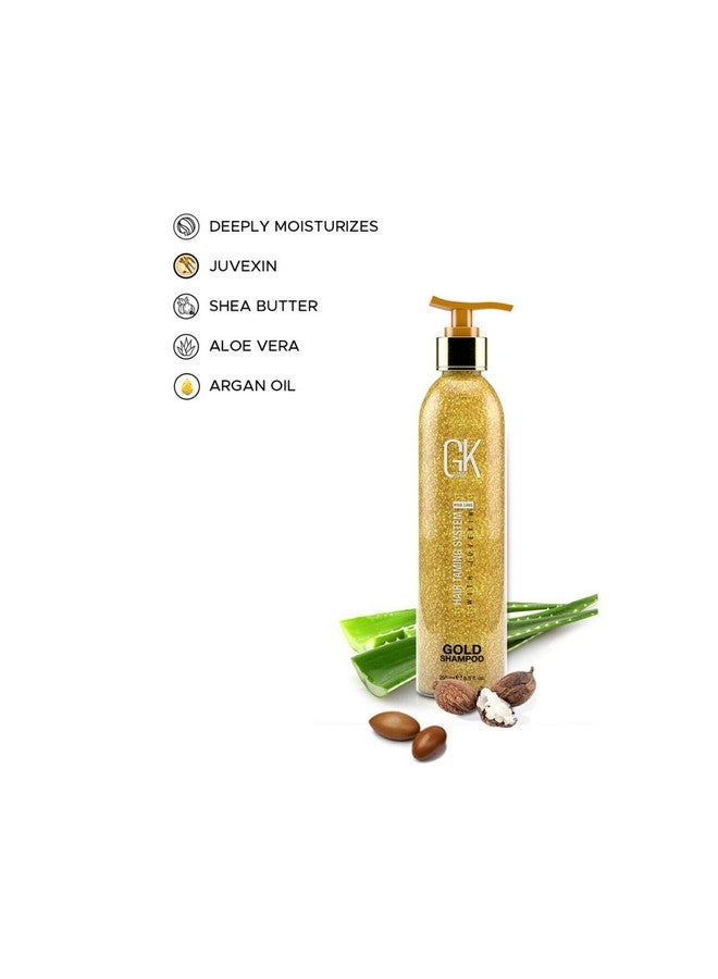 GK Hair Global Keratin GK Hair Gold Shampoo - 250ML - Image 4