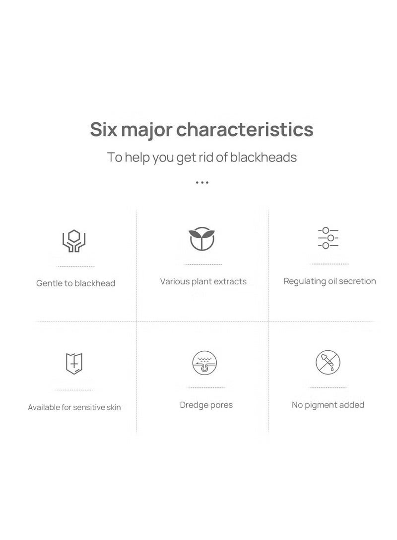 LANBENA Nose Plants Pore Strips Blackhead Remover Black Mask Charcoal Mask Peel off Mask Facial Pore Cleanser Purifying Face Mask Nose Strips - Image 5