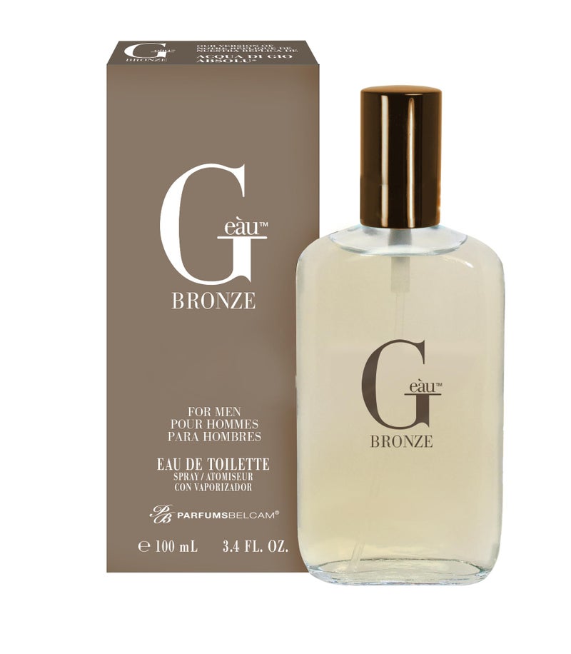 PB ParfumsBelcam G Eau Bronze Eau de Toilette Spray, Our Version of a Designer, 3.4 Fl Oz. - Image 1
