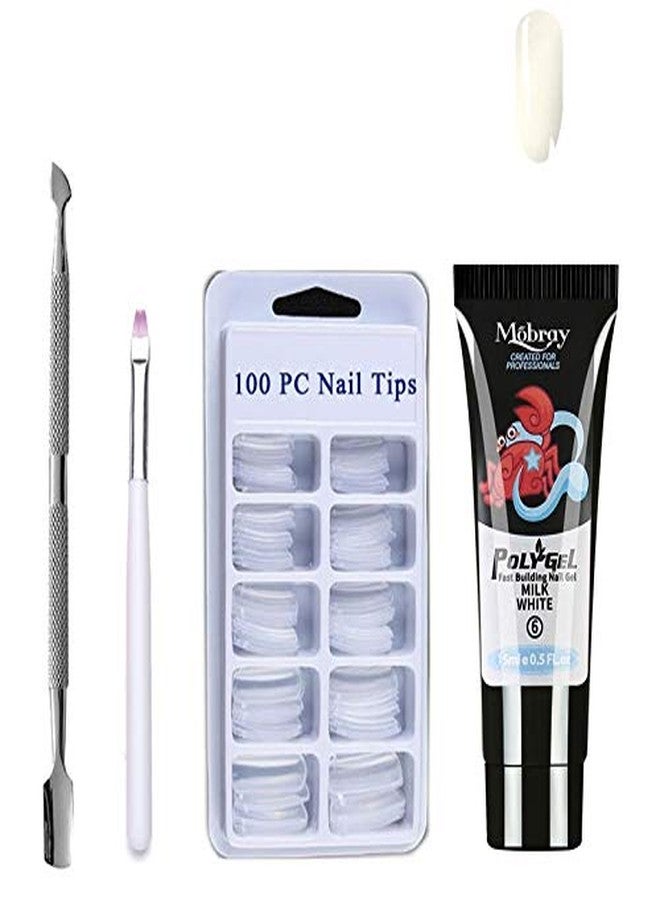 موباري مجموعة مانيكير جل موبراي بولي نيل، مجموعة جل بناء الأظافر، مجموعة تمديد أظافر الأصابع، جل بناء أظافر أكريليك بالأشعة فوق البنفسجية LED (ZH29-06) - Image 1