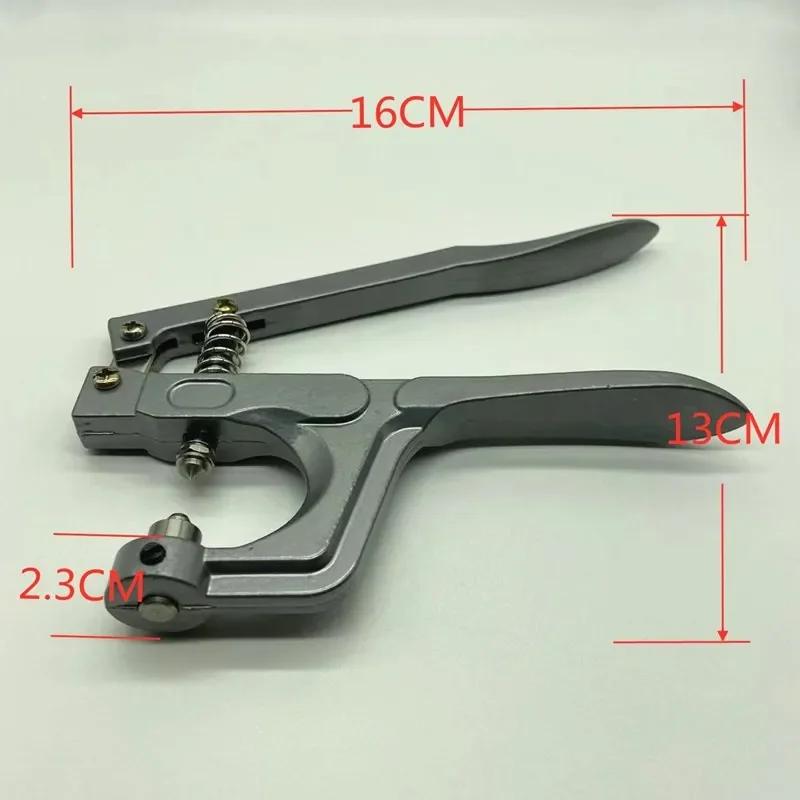 Yuyin's New Badminton Racket Rubber Particles Replacement Wire Protection Tube Nail Edge Pressure Bell Mouth Pliers Tool Dark Gray(Gray cold pressing pliers) - Image 4