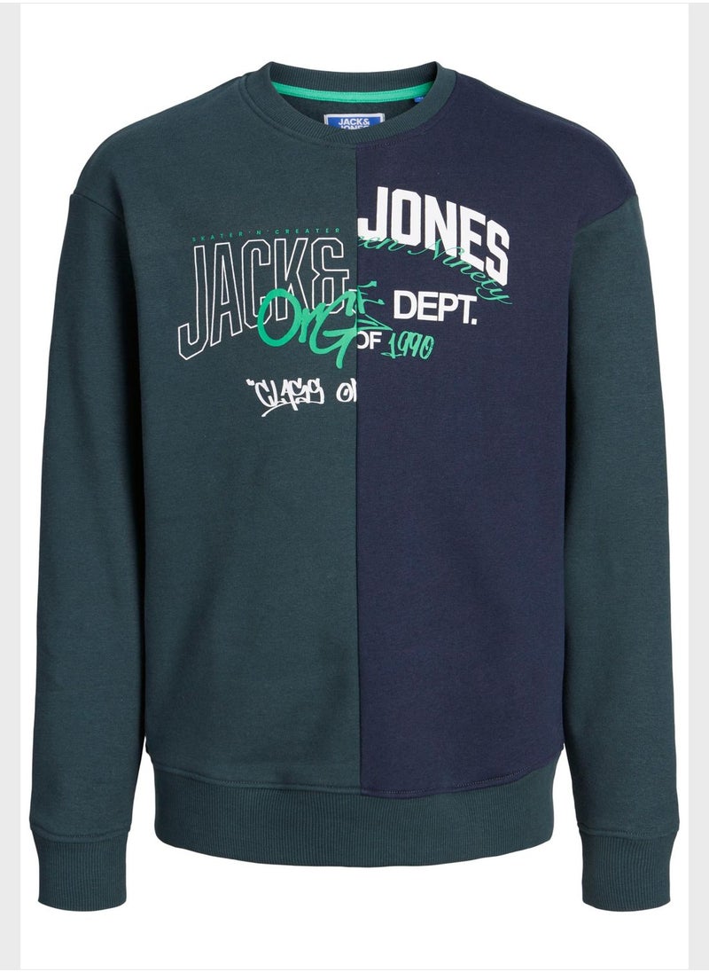 Jack & Jones Junior - Youth Color Block T-Shirt - Image 1