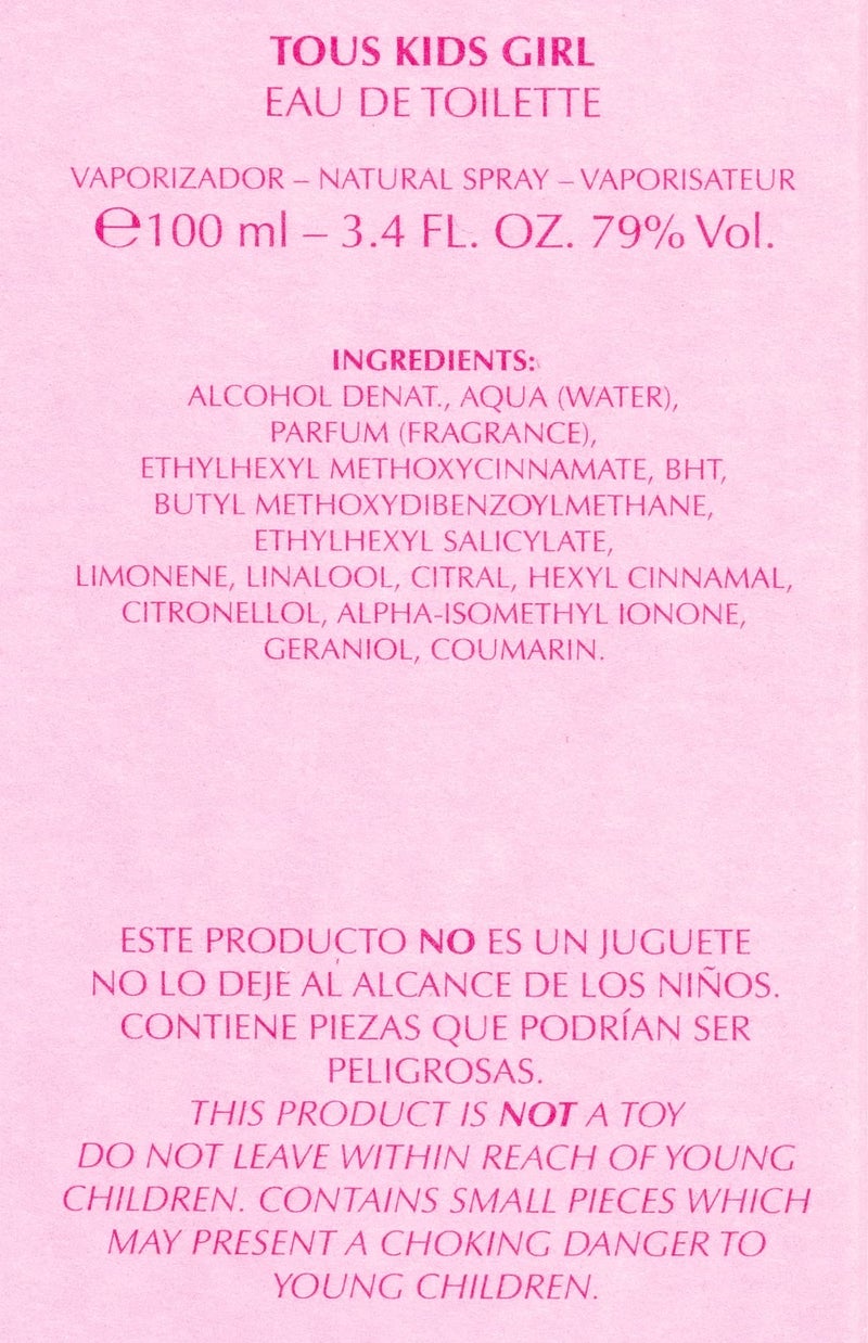 Tous Kids Girl Eau de Toilette Spray, 3.4 Ounce - Image 3