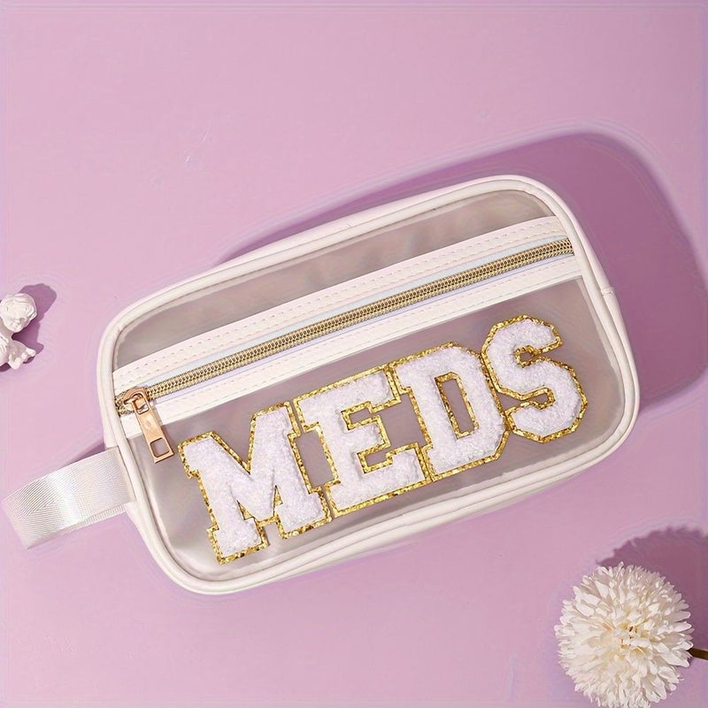 Transparent Large Capacity Makeup Bag With Handle For Women Travel - Image 2