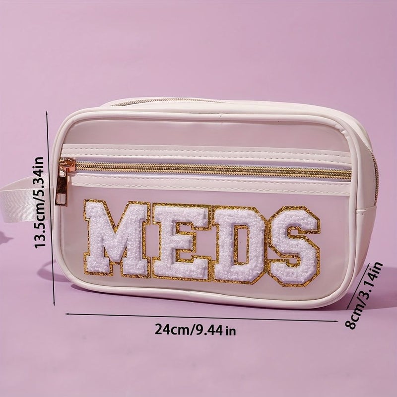 Transparent Large Capacity Makeup Bag With Handle For Women Travel - Image 4
