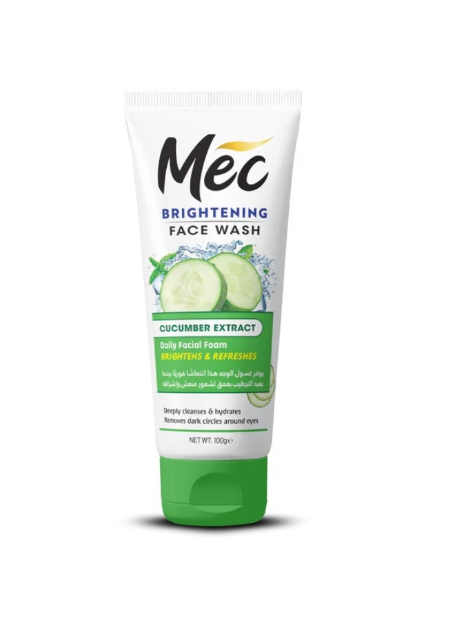 إم إي سي امنحي بشرتك جرعة من الانتعاش الحيوي مع غسول Mec Cucumber Extract. هذا الغسول هو الخيار الأمثل لبشرة مشرقة ومرطبة، حيث يجمع بين خصائص الخيار المهدئة وقوة التنظيف الفعالة. - Image 1