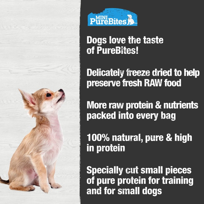PureBites Mini Lamb Freeze Dried Dog Treats, 1 Ingredient, Made in USA, 2.4oz - Image 4