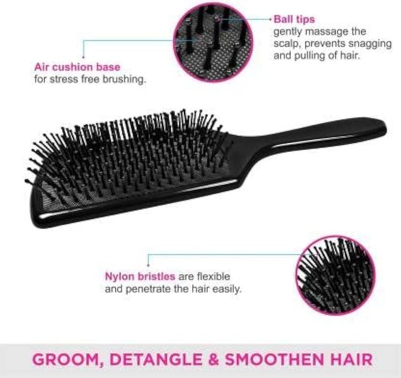 Professional Unisex paddle Hair Brush Comb For Men And Women(2PC COMBO) - Image 3
