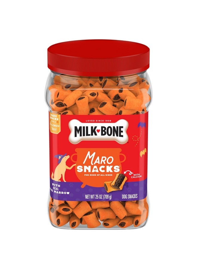 Marosnacks Dog Snacks, Halloween Dog Treats, 25 Oz. Canister