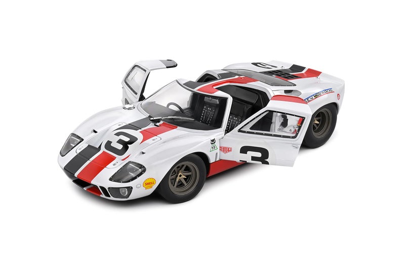 Solido سوليدو 1:18 فورد GT40 MK.1 تصميم إريك دين أبيض 2015 - Image 2
