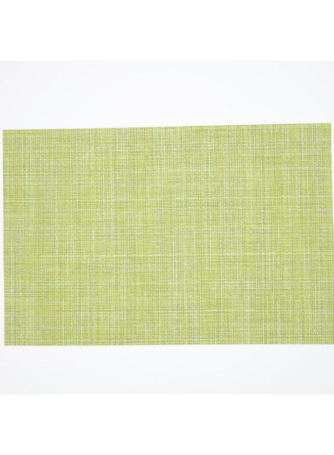 Multicolor Placemat With Table Towel Table Mat Sand Pot Mat For Home Kitchen Decorative PVC Western Placemat-Color:Green - Image 1