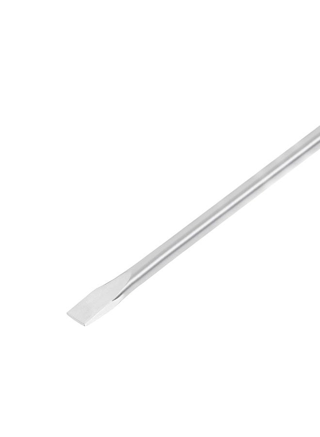 مفتاح ربط صواميل العجلات شديد التحمل على شكل حرف L مع طرف فك مشقوق - أداة 2 في 1 لإزالة صواميل العجلات ورافعة للسيارات والأعمال الميكانيكية والبناء - مطلي بالكروم، مقاوم للصدأ، طول 295 مم - Image 5