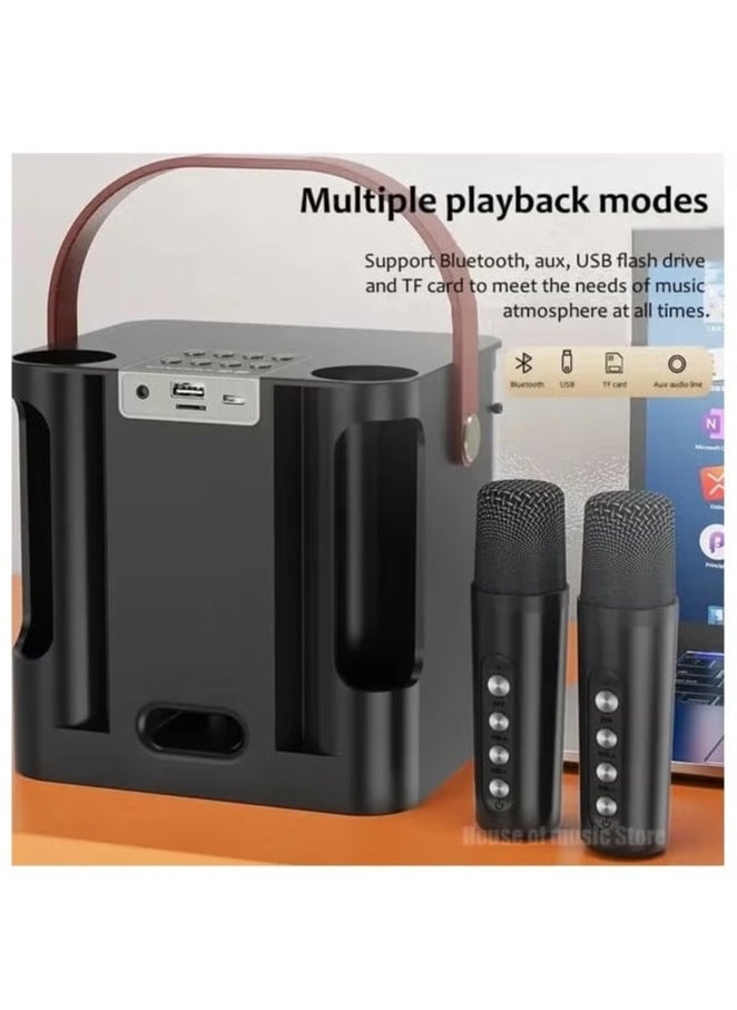 ELTRAZONE PLUS RGB Karaoke Bluetooth Speaker - Powerful Sound, Built-in LED Lights, Wireless Connectivity, Multi-Device Compatibility, Portable & Rechargeable – Perfect for Parties, Karaoke, & Music Lovers - Image 3