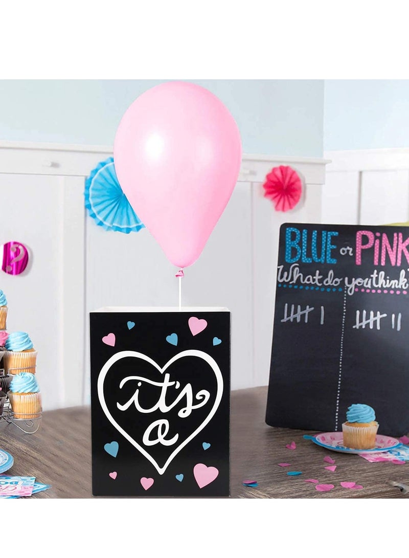 Excefore Gender Reveal Balloon Box, Baby Gender Reveal Party Supplies Paper Box Fit 1-2 Balloons, Gender Reveal Decorations Baby Shower Home Decoration (16.14*11.81*11.81 inch) - Image 4