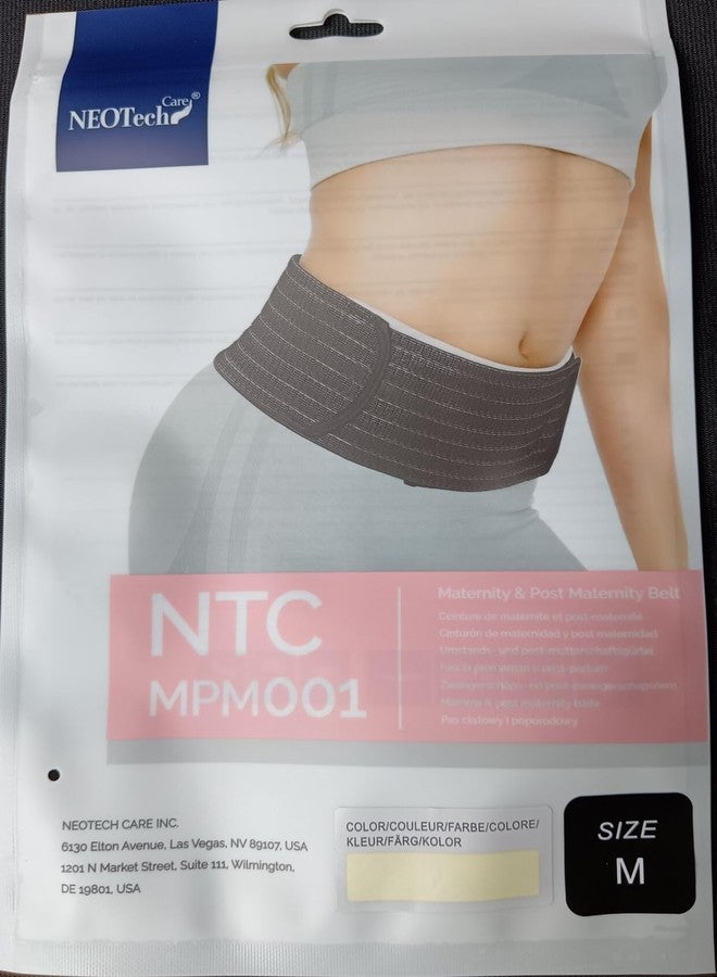NeoTech Care 3-in-1 Maternity Pregnancy Support, Postpartum Belly Wrap & Pelvis Belt/Brace/Band (Beige, Medium Size) - Image 5