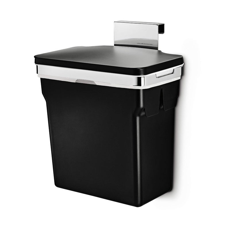 simplehuman 10 Liter  26 Gallon InCabinet Trash Can HeavyDuty Steel Frame Black - Image 1
