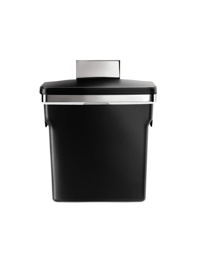 simplehuman 10 Liter  26 Gallon InCabinet Trash Can HeavyDuty Steel Frame Black - Image 2