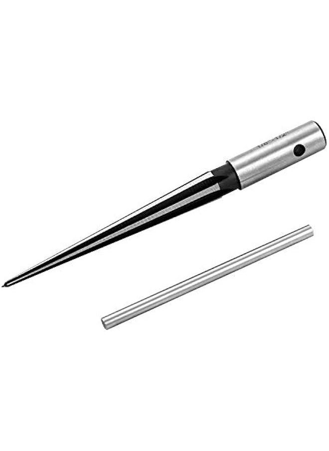 Arabest - 1/8 - 1/2 Tapered Straight Flute Handle Reamer T Handle Tapered Reamer Tool for Wood Plastic - Image 1