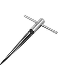Arabest 1/8 - 1/2 Tapered Straight Flute Handle Reamer T Handle Tapered Reamer Tool for Wood Plastic  - Image 1