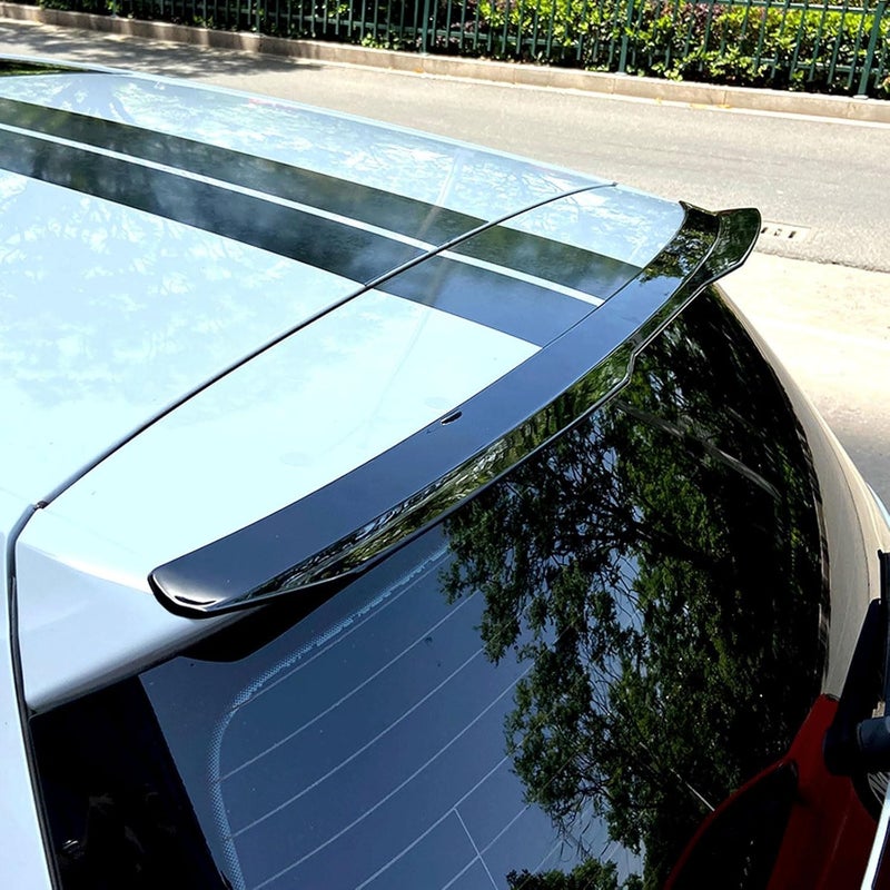 AUTO MT 98cm Spoiler Universal Car Spoiler 98cm Gloss Finish Rear Trunk Wing Lip Exterior Hatchback ABS Accessorices Attractive & Stylish - Image 3