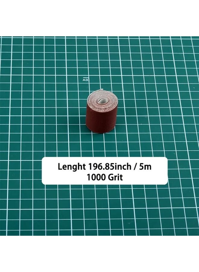 5M Extendable Sandpaper Roll Adjustable Sanding Tool Kit For Woodworking Metal Polishing - Image 1