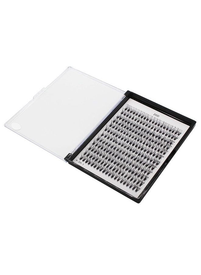 Bodermincer 1 Box Big Capacity 240 bundles 20D Eyelash Extensions 0.07mm Thickness True Mink Strip Eyelashes Individual Lashes Natural Style 8-22mm to Choose (20D-12mm)  - Image 4