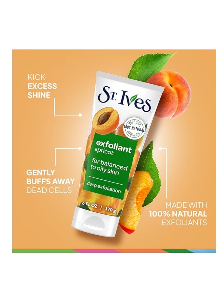 St. Ives Fresh Skin Apricot Face Scrub with 100% Natural Exfoliants & Extracts - Image 3