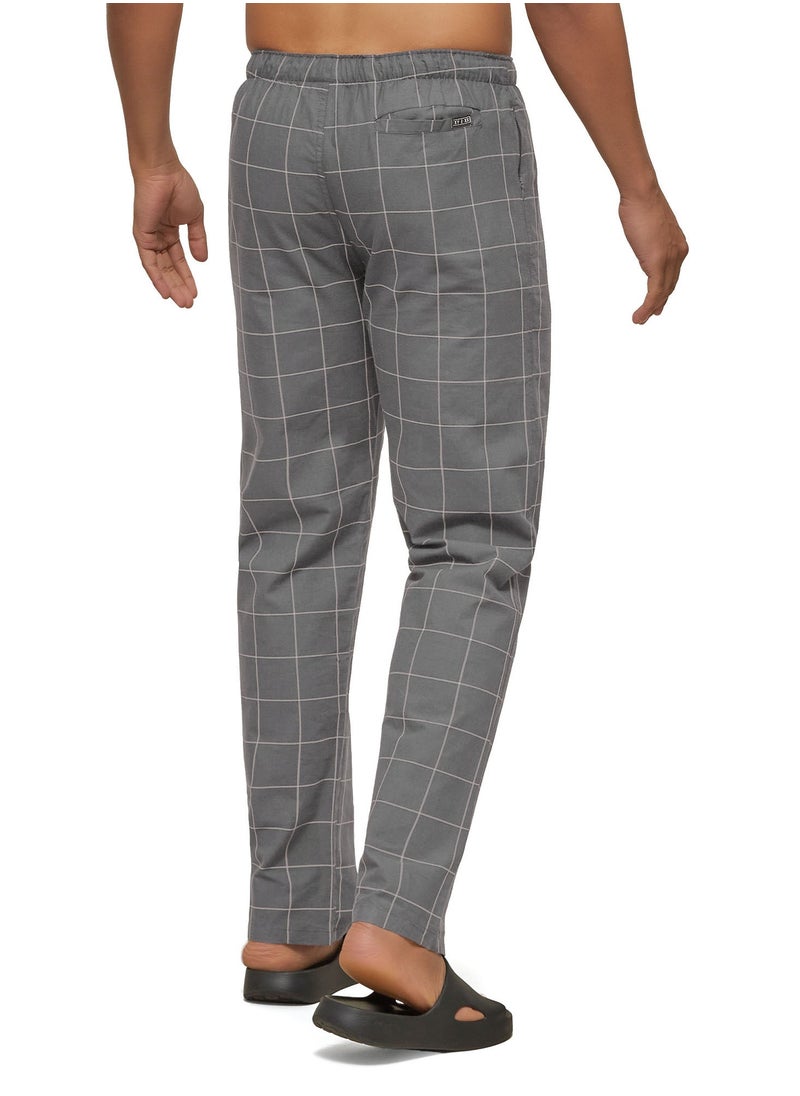 XYXX Checkmate Intellieaze Combed Cotton Checks Men Pyjama  - Image 2