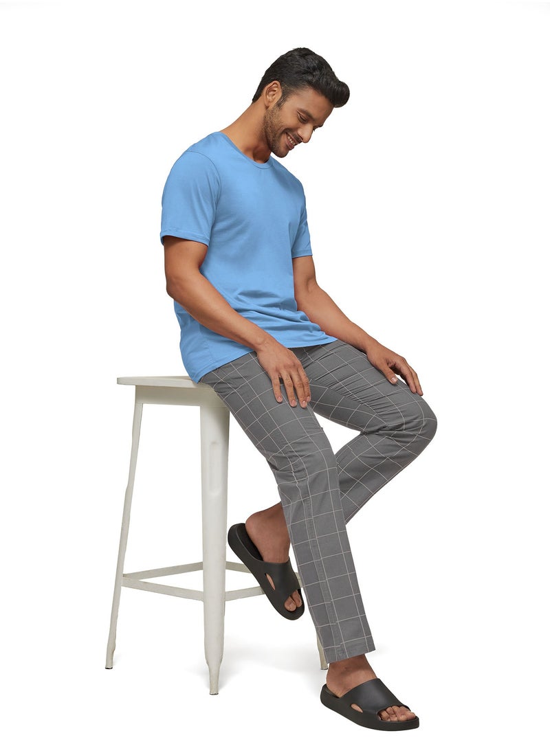 XYXX Checkmate Intellieaze Combed Cotton Checks Men Pyjama  - Image 3