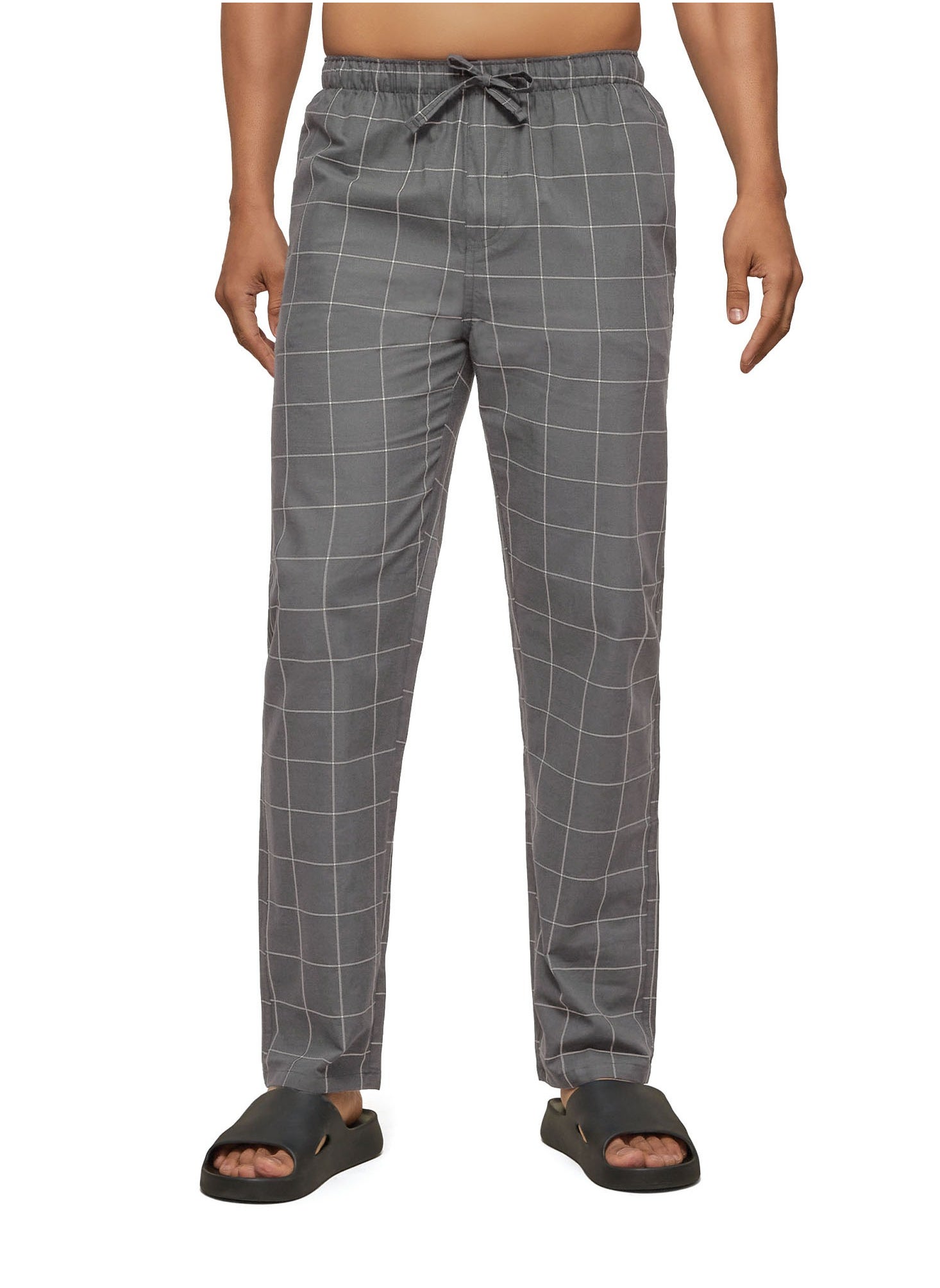 Checkmate Intellieaze Combed Cotton Checks Men Pyjama 