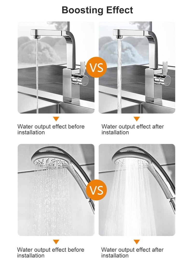 KADIP Water Booster Pump, 24V Automatic Shower Water Pressure Booster Pump, 25L/min150W Portable Water Booster Pump Household with Flow Switch for Bathroom Shower/Kitchen/Toilet/Garden - Image 4