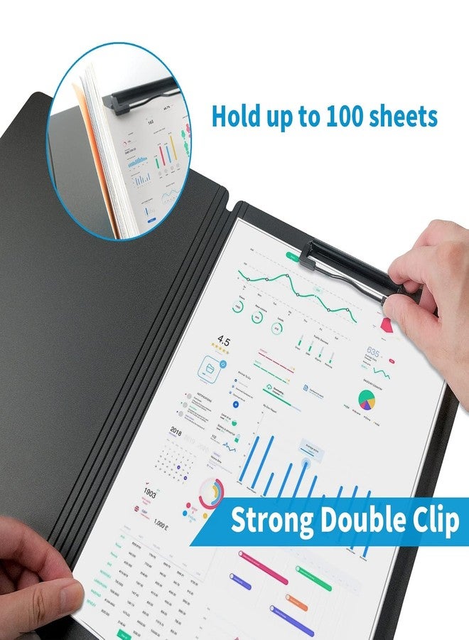SANTALON Document Organizer Folio - Multipurpose Document Holder for Birth Certificate, Legal Papers, Bills, Family Case Binder & Professional Filing (File Clip-on) - Image 4
