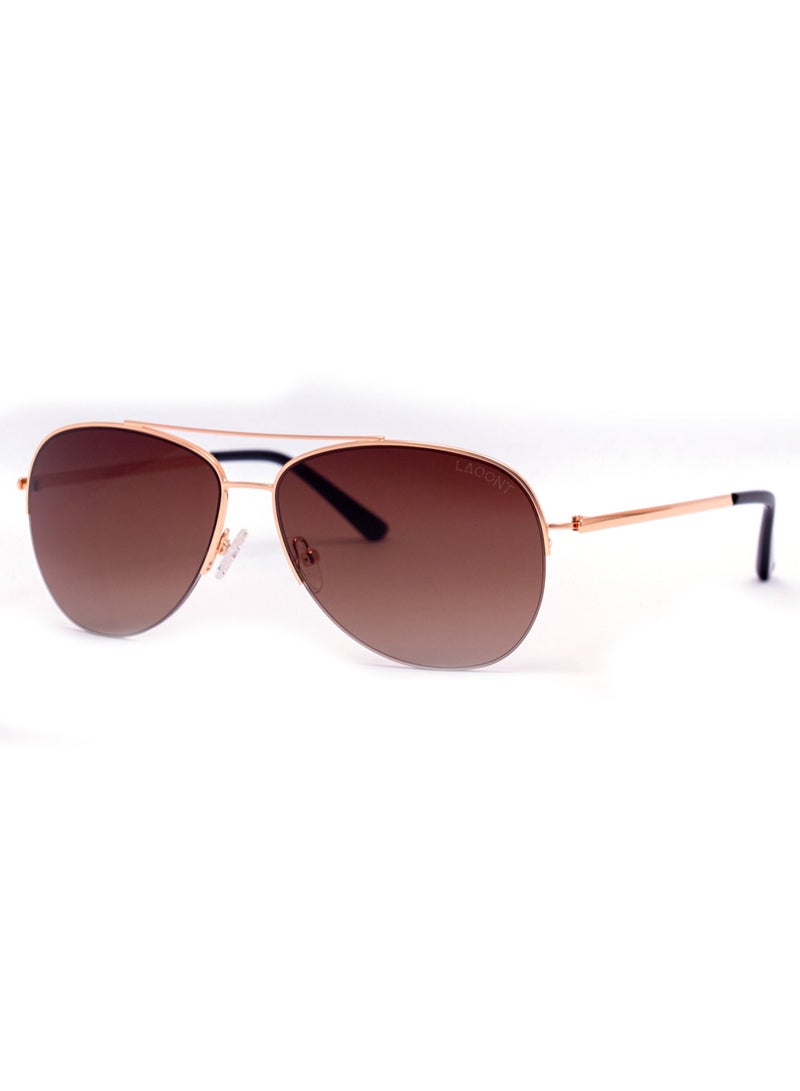 LAOONT Aviator Frame Sunglass Polarized Lens Stylish Design - Image 1