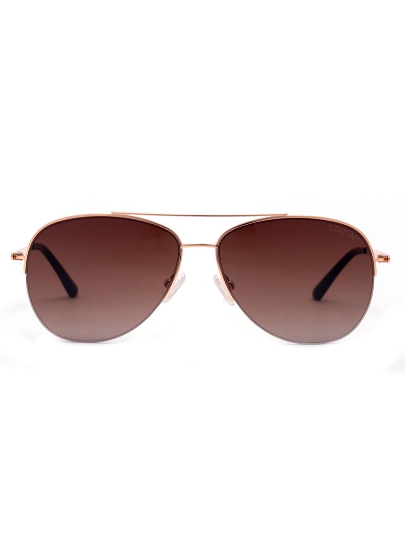 LAOONT Aviator Frame Sunglass Polarized Lens Stylish Design - Image 2