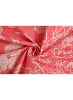BSB HOME BSB HOME 120 TC Double Floral Bedsheet with 2 Pillow Covers | 110 GSM Soft Brushed Microfiber - Breathable & Wrinkle Free - (86 X 88 Inch, Pink & White)  - Image 3