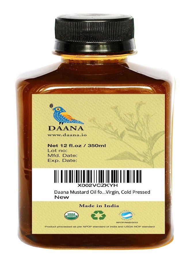 Daana زيت الخردل DAANA للبشرة: عضوي معتمد من وزارة الزراعة الأمريكية، بكر ممتاز، معصور على البارد - Image 5