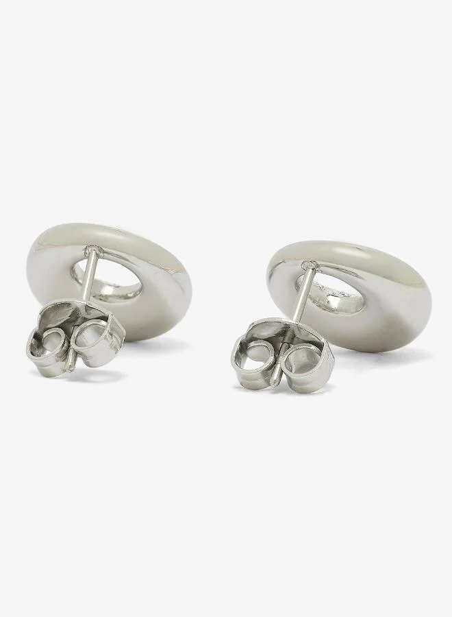 GUESS  12Mm Coin Pave Studs for Women | Best Price UAE