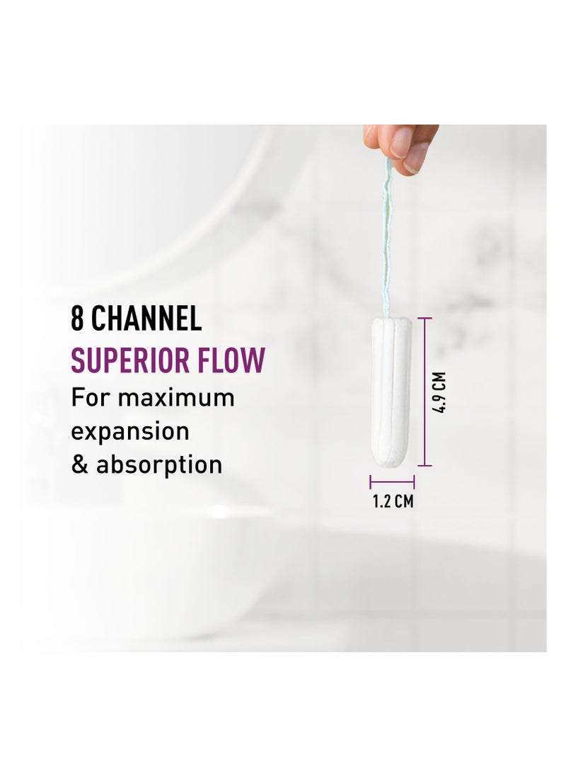 Sirona - Sirona Period Made Easy Tampons - 20 Piece | For Medium & Regular Flow | Biodegradable Tampons | FDA Approved - Image 1