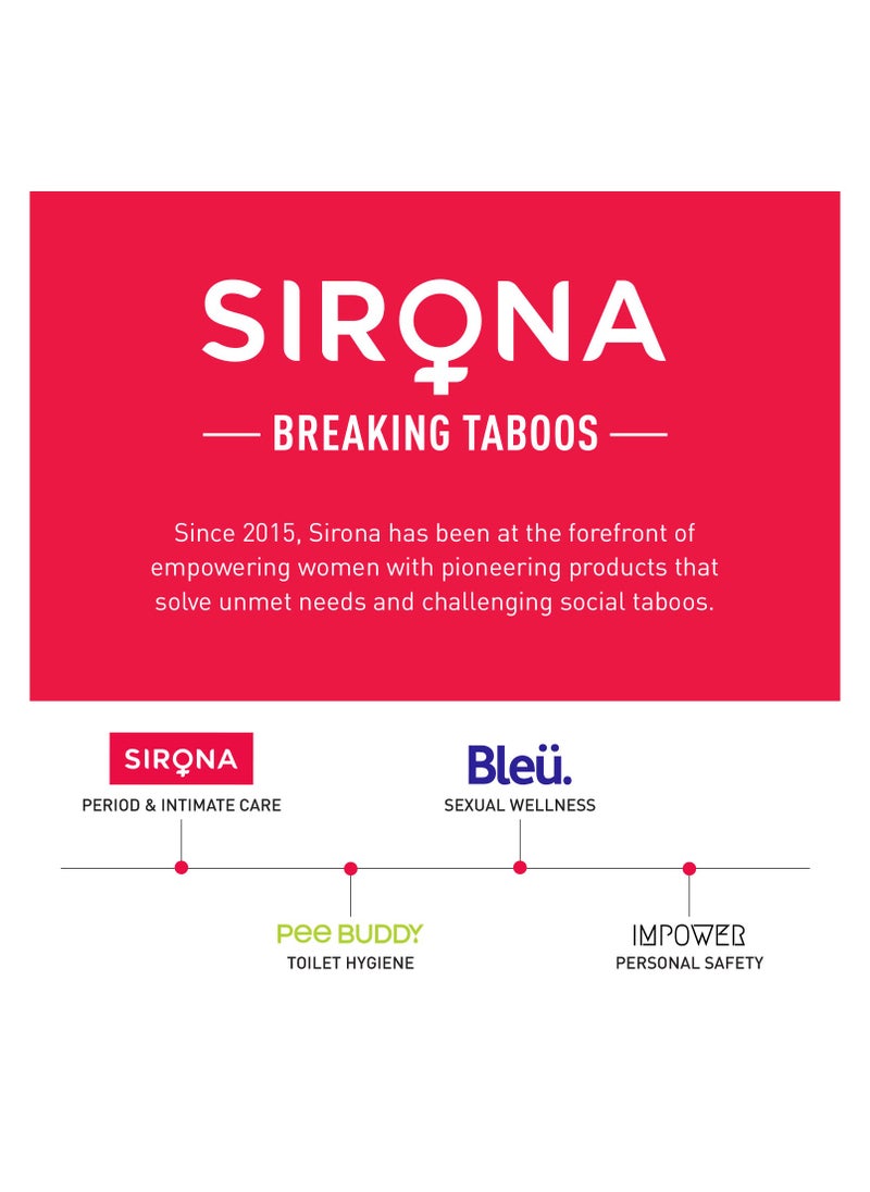Sirona - Sirona Period Made Easy Tampons - 20 Piece | For Medium & Regular Flow | Biodegradable Tampons | FDA Approved - Image 1