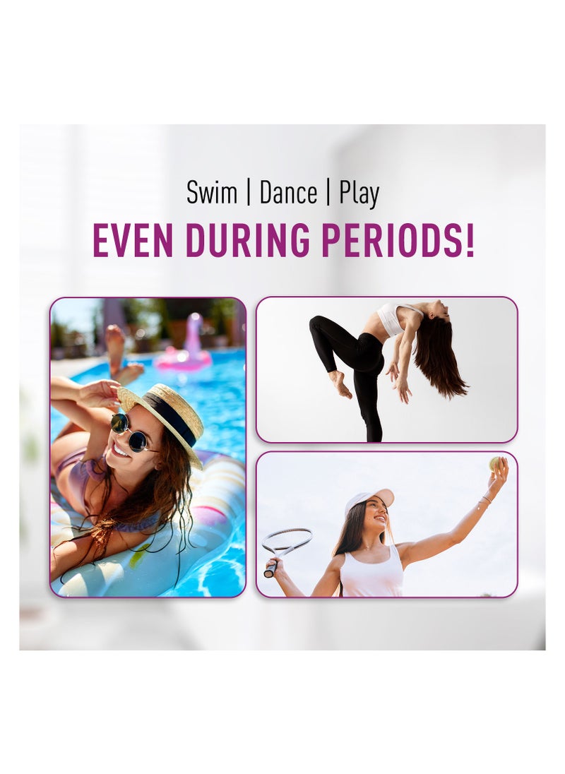 Sirona - Sirona Period Made Easy Tampons - 20 Piece | For Medium & Regular Flow | Biodegradable Tampons | FDA Approved - Image 1