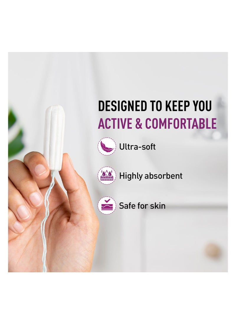 Sirona - Sirona Period Made Easy Tampons - 20 Piece | For Medium & Regular Flow | Biodegradable Tampons | FDA Approved - Image 1