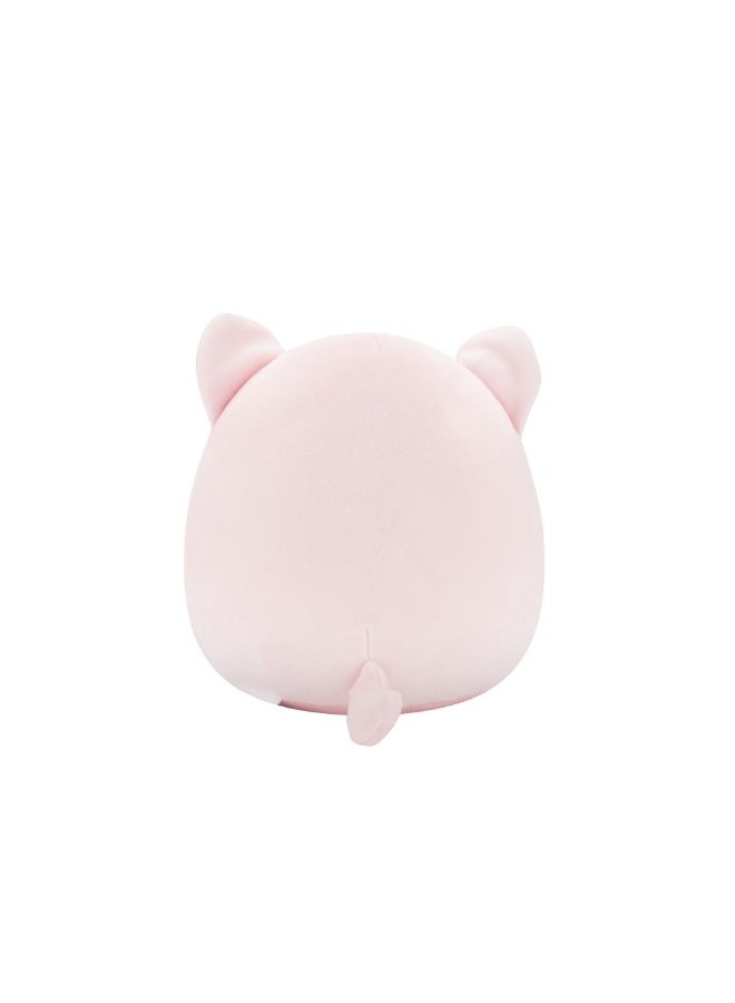 Squishmallows SQCR - Little Plush (7.5 Inch Squishmallows) (Laura - Pink Tabby Cat Holding Birthday Cupcake) - Image 4